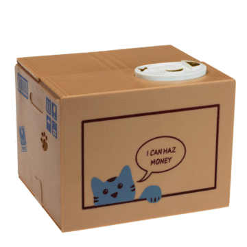 Katzenspardose I can haz money