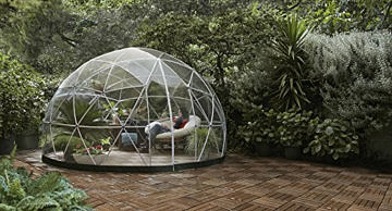 Garten Iglu Sommer Winter tauglich Gartenpavillion transportabel Aufbau ohne Werkzeug