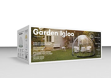 Garten Iglu Sommer Winter tauglich Gartenpavillion transportabel handlich Verpackung