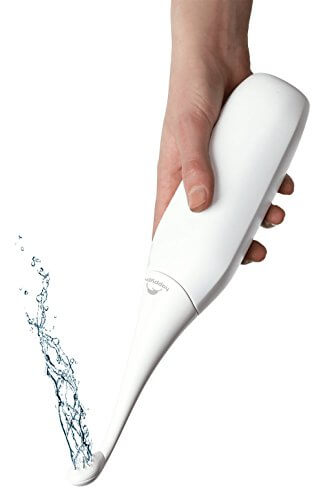 HAPPYPO Easy-Bidet Po-Dusche (Weiß) — Mobiles Bidet, ersetzt Feuchttücher und Dusch-WC — sanft, gründlich, nachhaltig — TV-Bekannt aus VOX-Gründer-Show „Höhle der Löwen“ 2