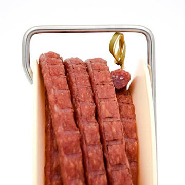Pikante Wursttrommel Snack auf einer Kabelrolle 3,5 meter Wurst auf Trommel Partysnack wursttrommel 5