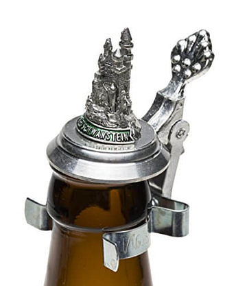 Zinnschmuck Bierflasche