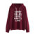 Sorry i´m late i didn´t wanted to come PulloverTWIFER Damen Frauen Oansatz Hoodies Pullover Jumper Langarm Brief Print Streetwear