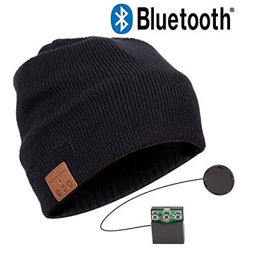 urcover bluetooth Mütze zum entspannten Musikhören ohne Kopfhörer Bluetoothmütze Play music 