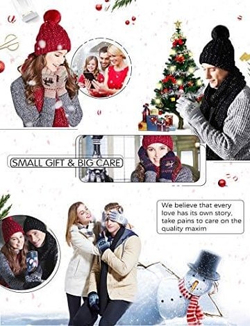 Veni masee Weihnachten Handschuhe Warm Touchscreen kai Kälte bedienen Handyhandschuhe schöne Handschuhe